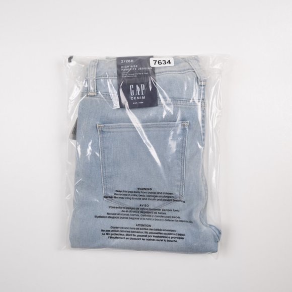 NEW GAP High Rise Favorite Jegging button fly jeans size 2 - Picture 13 of 13